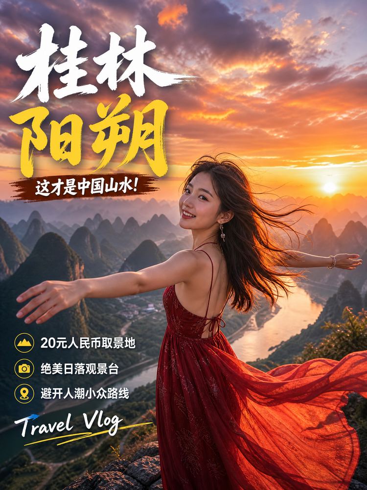 看片旅行视频-桂林阳朔旅行视频演示
